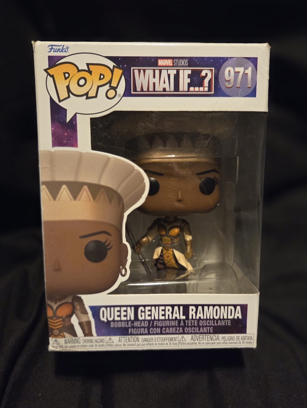 Funko Pop! Queen General Ramonda Vinyl Figure - Gold, Black, Purple Accents